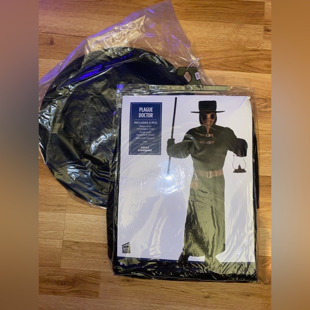 Adult Plague Doctor Costume Size Adult Standard